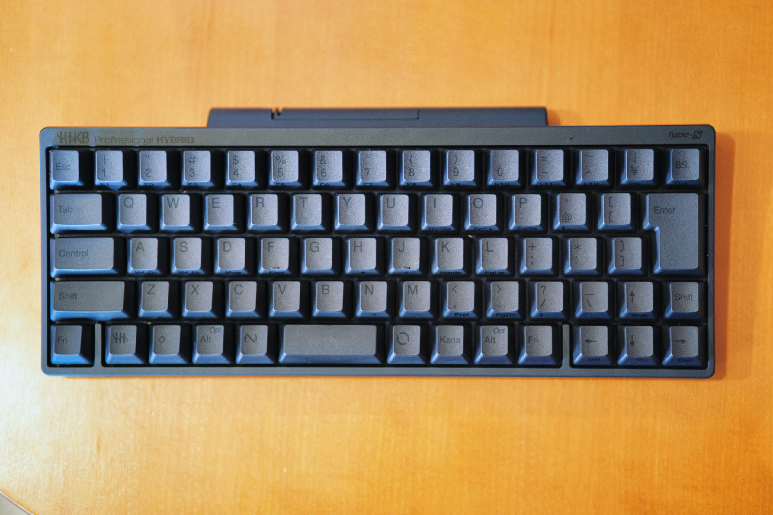 HHKB Professional HYBRID 日本語配列と英語配列の外観比較