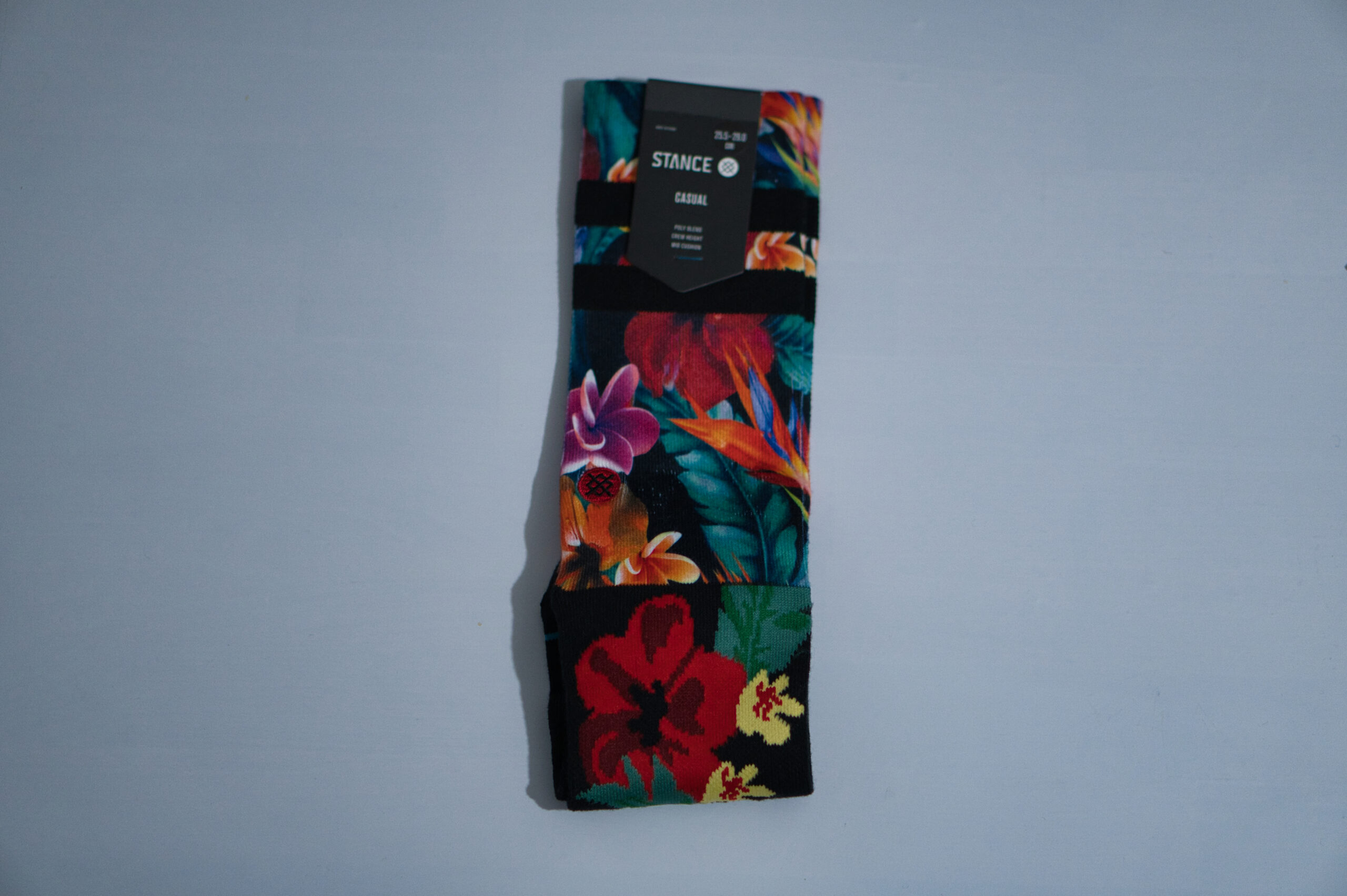 STANCE カジュアルクルーソックス 花柄 全体 タグ付き