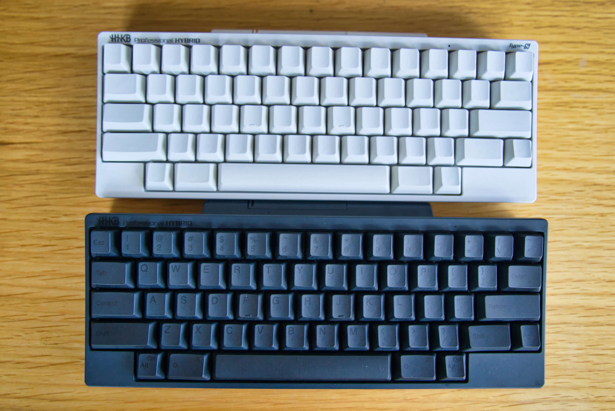 HHKB Professional HYBRID デスクセットアップ 斜め